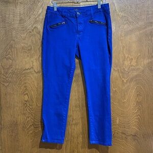 NYDJ Women's Petite Legging Jeans Size 10P Blue Stretch Denim Slim Fit